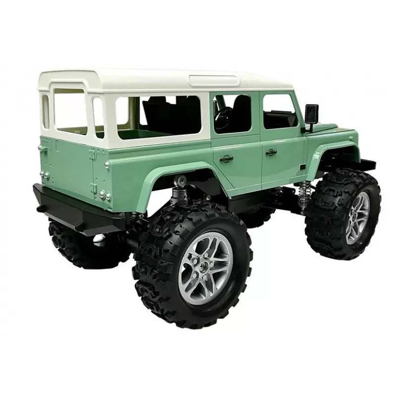 Double E ferngesteuertes Auto Jeep R/C, Grün, 7,5 km/h, 1:14, 2,4G
