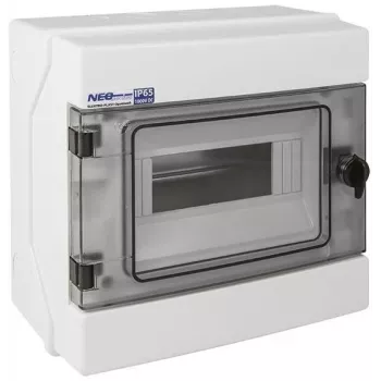 ELEKTRO-PLAST OPATÓWEK Modulare Hermetische Verteilerbox 1x8 Aufputz (N+PE) IP65 RH-8