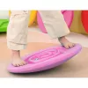 LEAN TOYS Sensorisches Balance-Board für Kinder mit Gummibällen 5 Stück Pink