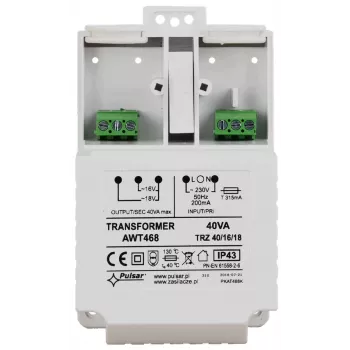 Pulsar AWT468 AC/AC-Transformator 230V AC auf 16V/18V AC 4A 68VA DIN-Schiene
