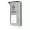VIDOS DUO S1102A 2-Familien Video-Türstation, Edelstahl, Full HD, 2-Draht, Schwarz