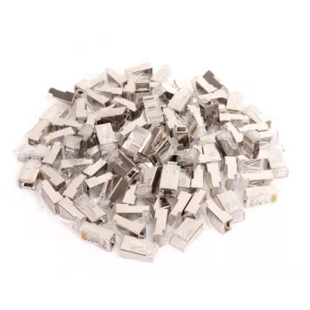 GETFORT RJ45 CAT.5e 8P8C Shielded Connector (100 Stück)