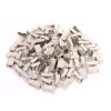 GETFORT RJ45 Cat.6 Shielded Connector 8P8C (100 Stück) - Goldkontakte, transparent