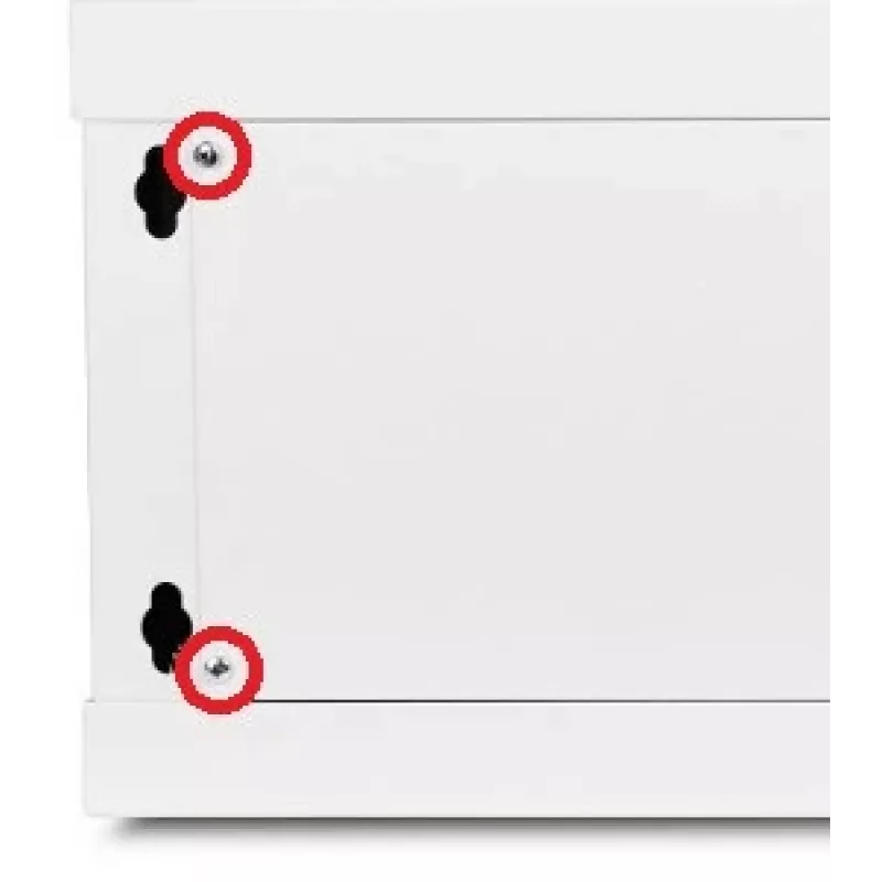 GETFORT 19 inch CALI 6U 600x600 Wandmontage-Rack-Gehäuse Grau RAL 7035