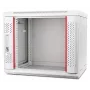 GETFORT WGF09-64EH-WGG 19 inch 9U Wandgehäuse Netzwerkschrank 600x450mm Grau (RAL 7035)