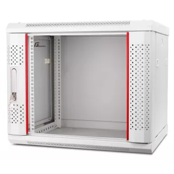 GETFORT 19 inch CALI 9U 600x600 Wandmontage-Rack-Gehäuse Grau (RAL 7035)