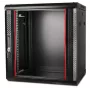 GETFORT CALI 19 inch 12U 600x450 Wandgehäuse Rack Schrank Schwarz