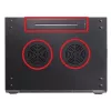 GETFORT CALI 15U 600x550 Wandmontage Doppelsektion Rack-Gehäuse Schwarz