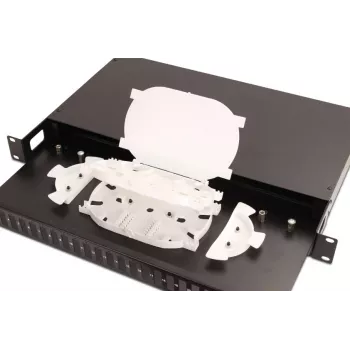 GETFORT GF-FO01-DX 1U 19-Zoll 24xSC Duplex Glasfaser-Patchpanel mit Schublade