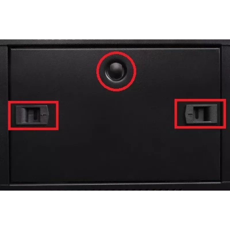 GETFORT 19-Zoll 15U 600x600 Stand-Rack-Schrank Schwarz