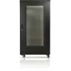 GETFORT 19 Zoll 22U 600x600 Standschrank Schwarz