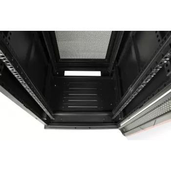 GETFORT 19 inch 22U 600x800 Standgehäuse Schwarz
