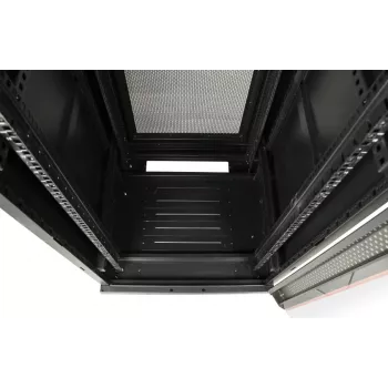 GETFORT 19 inch 42U 600x800 Standgehäuse für Serverschrank Schwarz