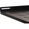 Getfort 100cm Festes Rackregal 1U 19 inch Schwarz 80kg