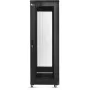 GETFORT 19-Zoll 42U 600x800 freistehender perforierter Server-Rack-Schrank - Schwarz (RAL 9005)