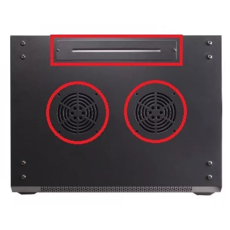 GETFORT ECO v2 19 inch 4U 600x450 Wandmontage-Rack-Gehäuse Schwarz