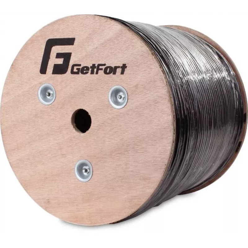 GETFORT CAT.6 U/UTP Outdoor Gel-Filled Twisted Pair Cable 305m Black