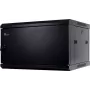 GETFORT CALI 6U 600x600 Wandmontage-Rack-Schrank 19-Zoll Stahltür Schwarz
