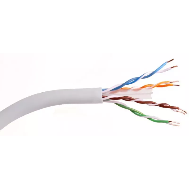 GETFORT Cat.6 U/UTP PVC Netzwerkkabel 305m (1000ft) - Grau