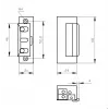 ELEKTRA-PLUS R4 Elektrischer Türöffner mit Blockade 24V 7520