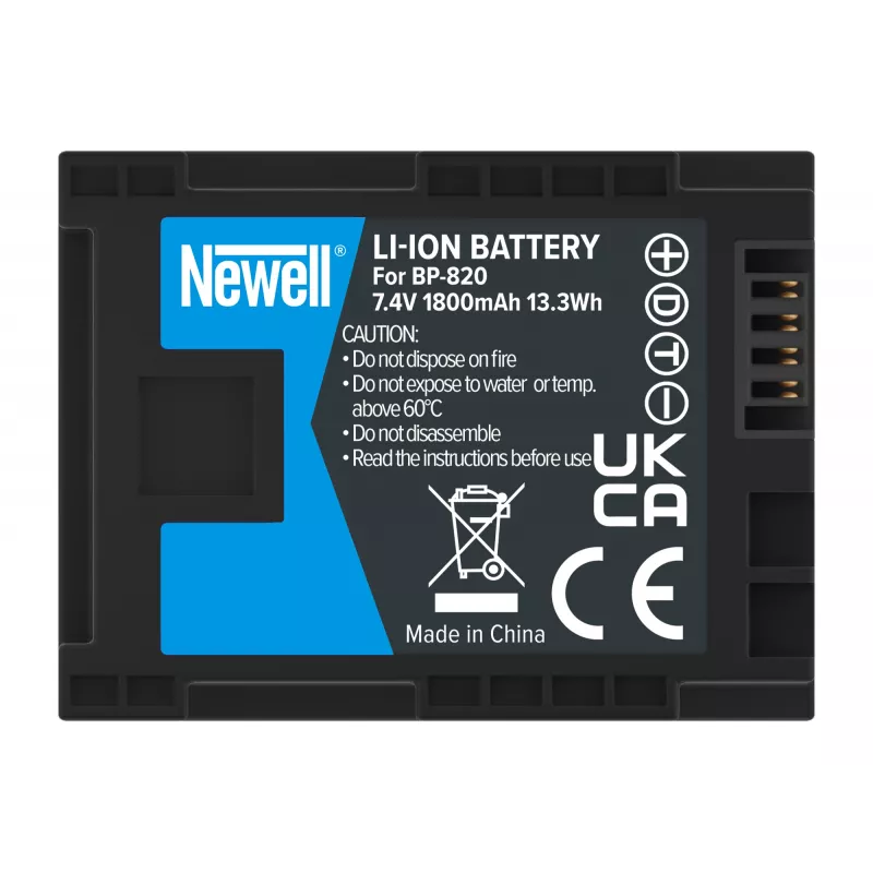 Newell Ersatzakku BP-820 für Canon Camcorder