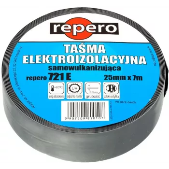 REPERO WTE721EX-0019-07 Selbstvulkanisierendes Band 19mm x 7m Schwarz