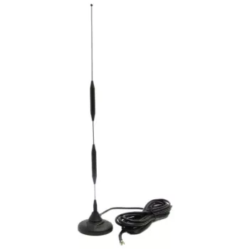 ROPAM AT-GSM-MAG-9dBi GSM-Antenne, 9 dBi, SMA-Stecker, Magnetfuß, 3 m Kabel, Schwarz