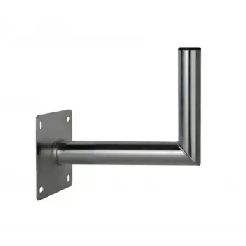 CORAB USL-48/250AL Winkel-Wandhalterung für 48mm Mast, 250mm Ausladung, Aluminium, Silber