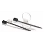 TRYTYT UP-1035UV Universal-Kabelhalter mit Band, UV-beständig, Schwarz, 100 Stück
