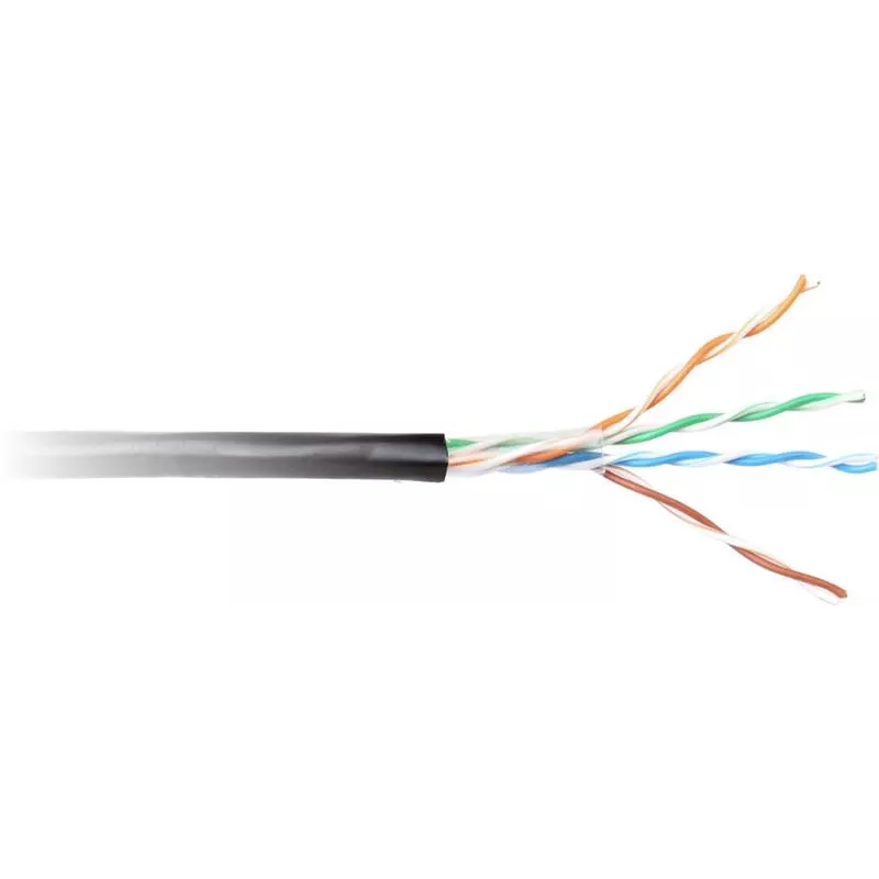 GETFORT Cat.6 U/UTP Outdoor Kabel 500m Schwarz