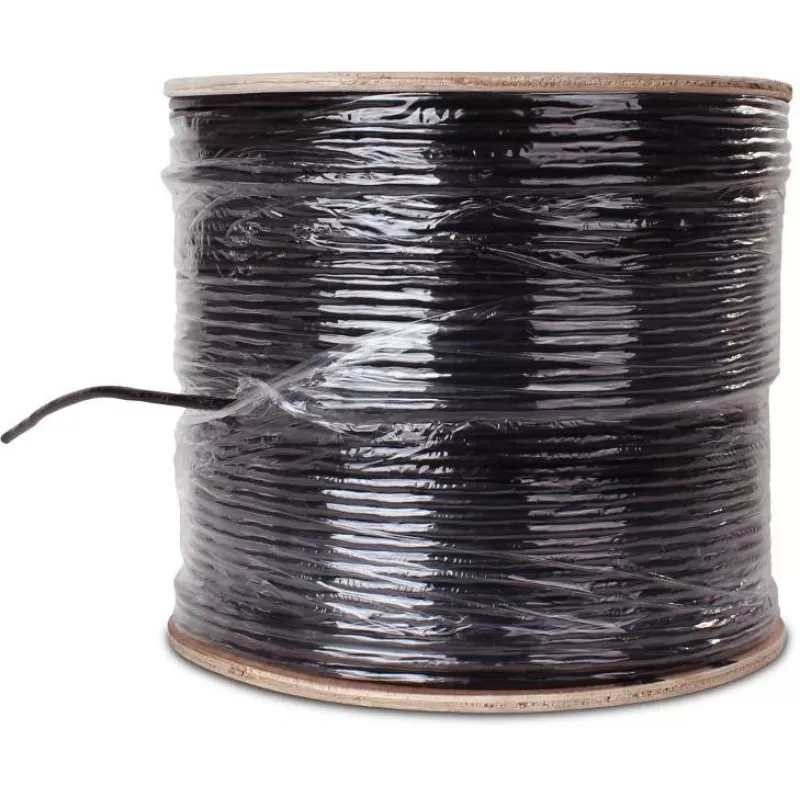 GETFORT Cat.6 U/UTP Outdoor Kabel 500m Schwarz