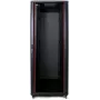 GETFORT 19-Zoll 42U 800x800 Standschrank Schwarz