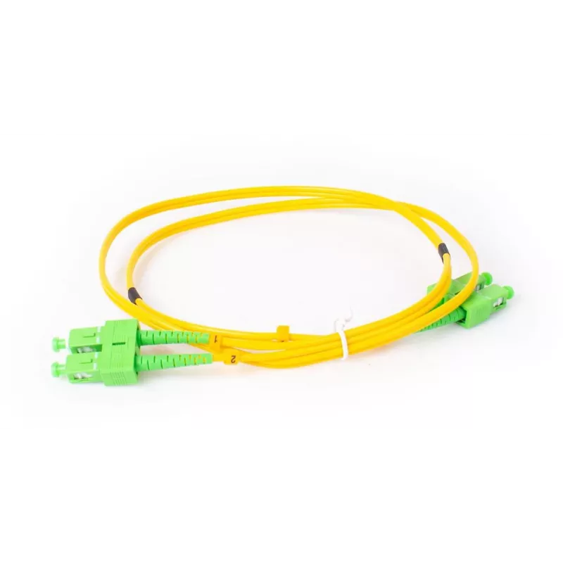 GETFORT GF-SASAD1 Glasfaser-Patchkabel SM SC/APC-SC/APC Duplex 1m