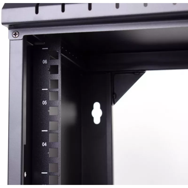 GETFORT ECO v3 19 Zoll 12U 520x450 Wandgehäuse Rack Schrank Schwarz