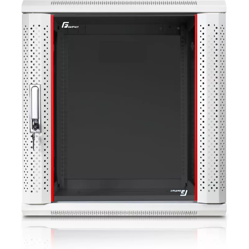 GETFORT 19 inch CALI 12U 600x450 Wandmontage-Rack-Gehäuse Grau