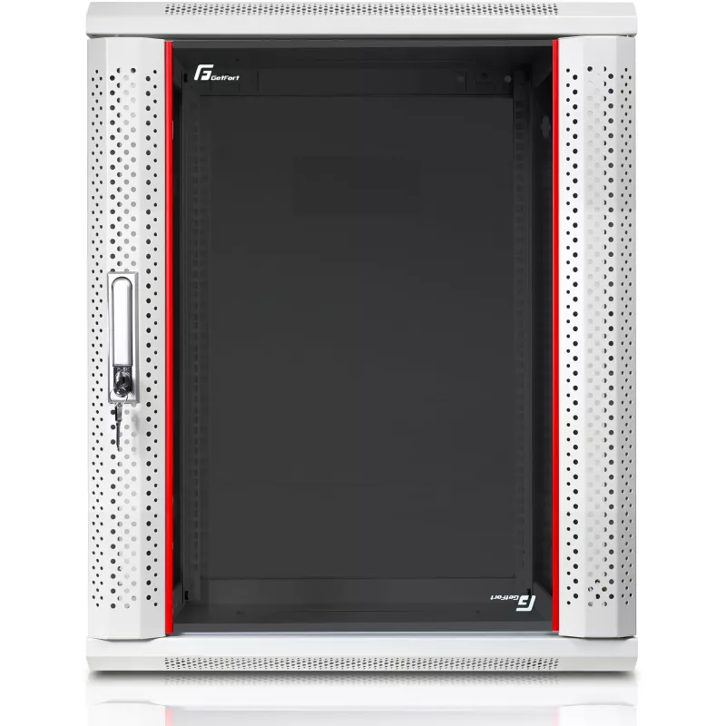 GETFORT CALI 19 inch 15U 600x600 Wandmontage-Rack-Schrank Grau
