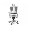 UNIQUE Wau 2 NW41 Ergonomischer Bürostuhl, Kohlefarben/Weißes Netz