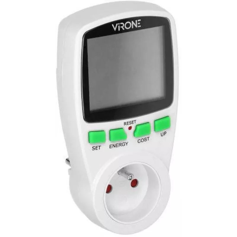 VIRONE EM-4 Ein-Tarif-Wattmeter und Energieberechner