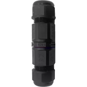 ORNO OR-AE-13621 Gerader Inline-Kabelverbinder, IP68, 5-polig, 4 mm², 400V/20A