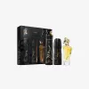 Lattafa Maahir Black Edition Eau de Parfum Geschenkset - 100ml EDP Spray + 200ml Parfümspray + 300ml Lufterfrischer