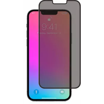 SCREENOR Panzerglas Privacy 360 Displayschutzfolie für Apple iPhone 13 / 13 Pro / 14