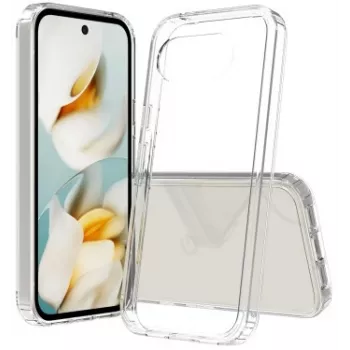 SCREENOR Bumper-Hülle für Google Pixel 10a, transparent