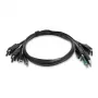 StarTech.com SK2DPMMKVM06-TAA-2U 1,8 m Dual-DisplayPort-KVM-Kabel, 2x USB, Audio, TAA