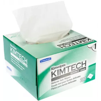 KIMBERLY-CLARK KIMTECH SCIENCE Delicate Task Wipers, 280 Tücher pro Box, Weiß, 1-lagig, fusselarm, Spenderbox
