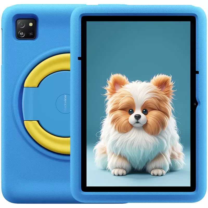 Blackview Tab A6 Kids Tablet, 10,1 Zoll HD+ IPS, 4GB RAM, 128GB Speicher, Android 14, Ocean Blue