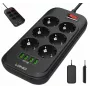 LDNIO SE6403 Steckdosenleiste, 6 Steckdosen + 4 USB
