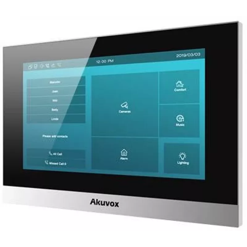 Akuvox C313W Silber 7-Zoll Touchscreen Video-Türsprechmonitor