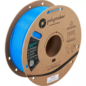 Polymaker PETG 3D-Drucker-Filament, 1,75 mm, 1 kg, Electric Blue (PB05012)