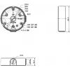 Dahua PFA136 Anschlussdosen-Montagehalterung für Dome-Kameras, Weiß, IP66