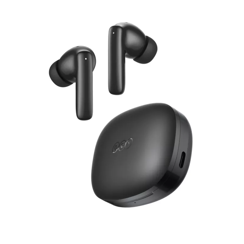 QCY T13 Pro True Wireless In-Ear-Kopfhörer mit aktiver Geräuschunterdrückung, Bluetooth 5.3, IPX5, Schwarz